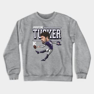 Justin Tucker Baltimore Cartoon Crewneck Sweatshirt